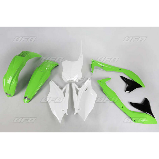 Kit plastique UFO couleur origine (2016) vert/noir/blanc Kawasaki KX450F