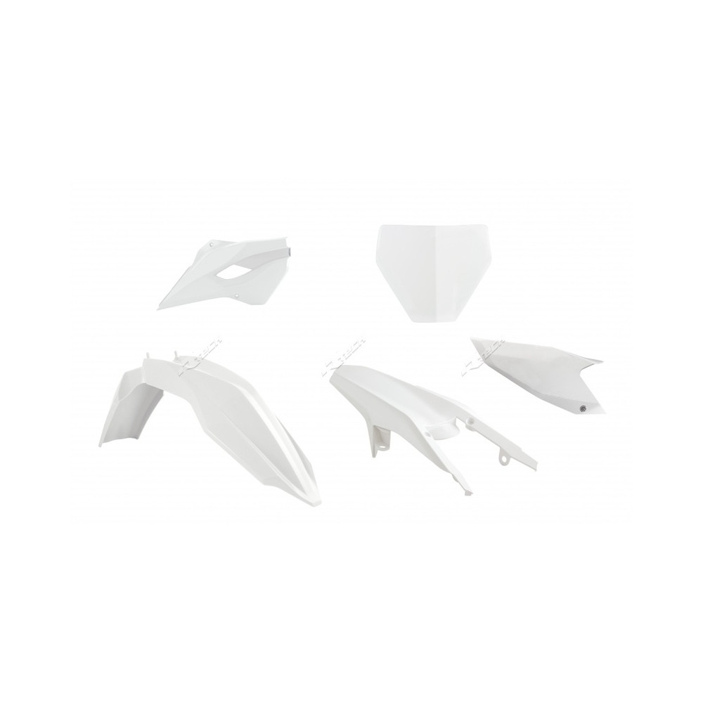 Kit plastique RACETECH couleur origine blanc Husqvarna TC85