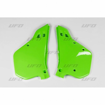 Plaques latérales UFO vert KX Kawasaki KX125/250