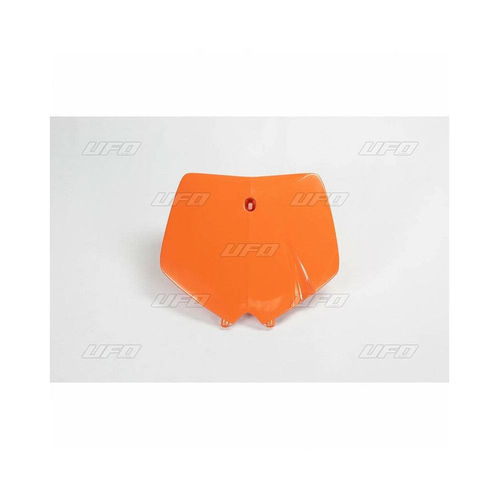 Plaque numéro frontale UFO orange KTM