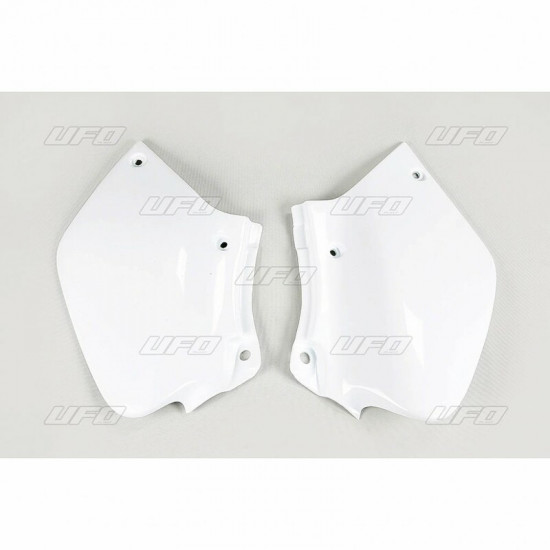 Plaques latérales UFO blanc Honda XR250R/400R