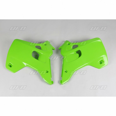 Ouïes de radiateur UFO vert Kawasaki KX125/250