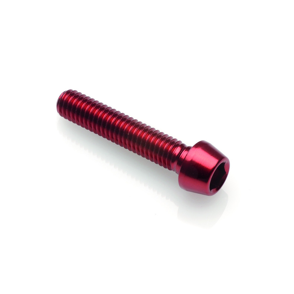 Vis BTR conique LIGHTECH M6 x 10 Ergal rouge