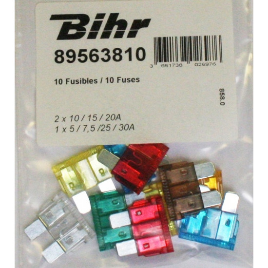 Fusibles BIHR 10 pcs