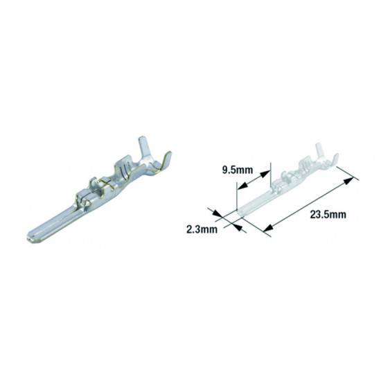 Cosse mâle électrique TOURMAX type 090 (FRW)