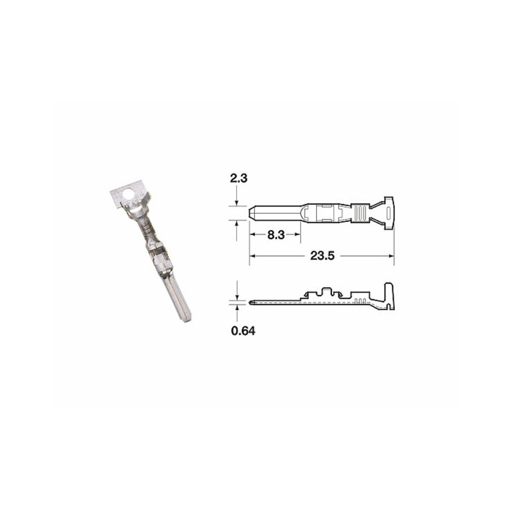 Cosse femelle série 090 SMTO BIHR Ø0,85mm²/1,25mm² - 50pcs