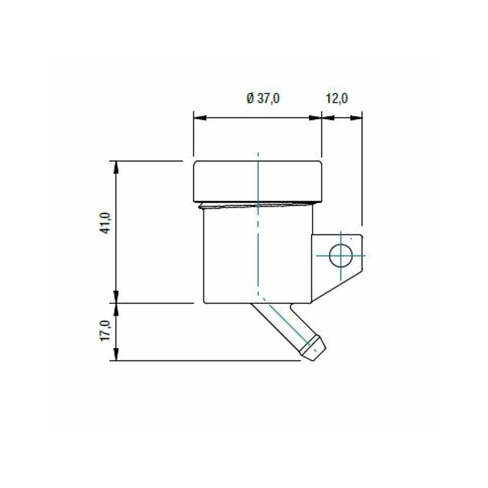 Bocal LIGHTECH rouge l'unite 16 Cm3