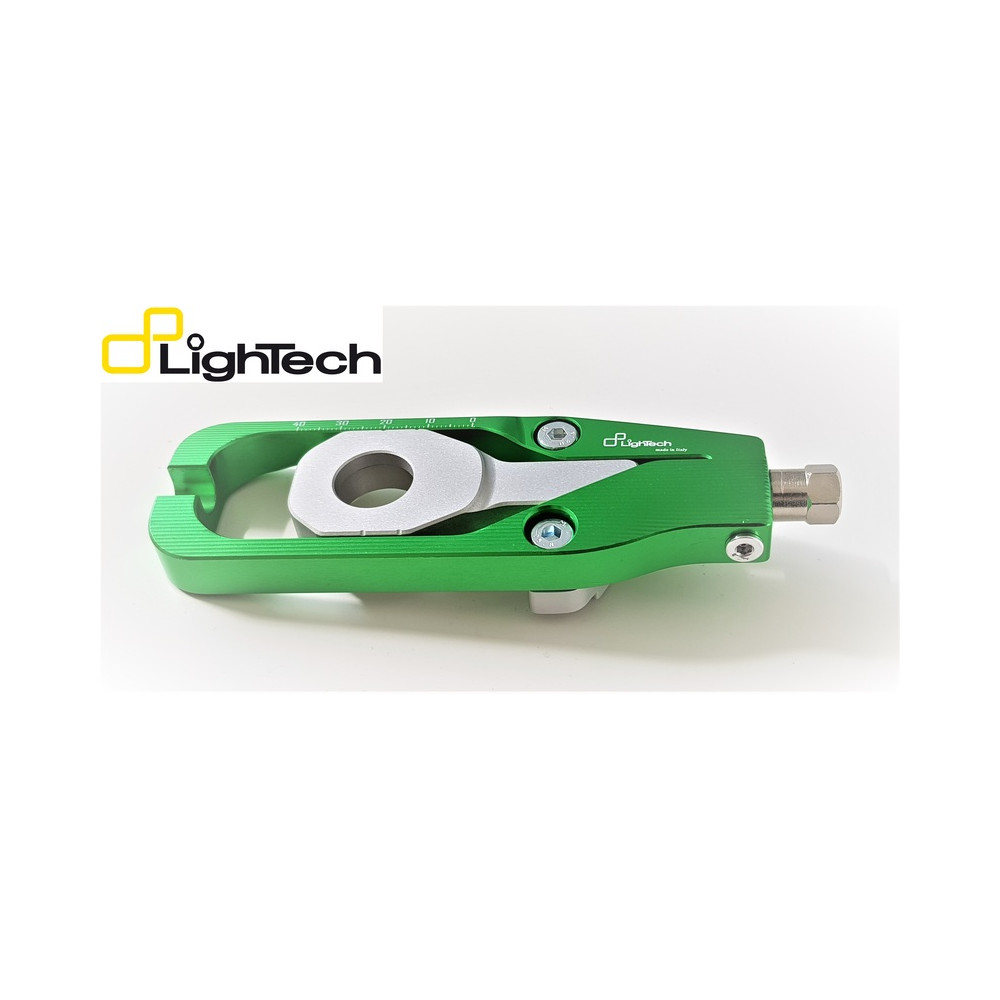 Tendeur de chaîne LIGHTECH vert Kawasaki ZX10R