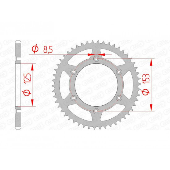 Couronne AFAM acier standard 10212 - 520