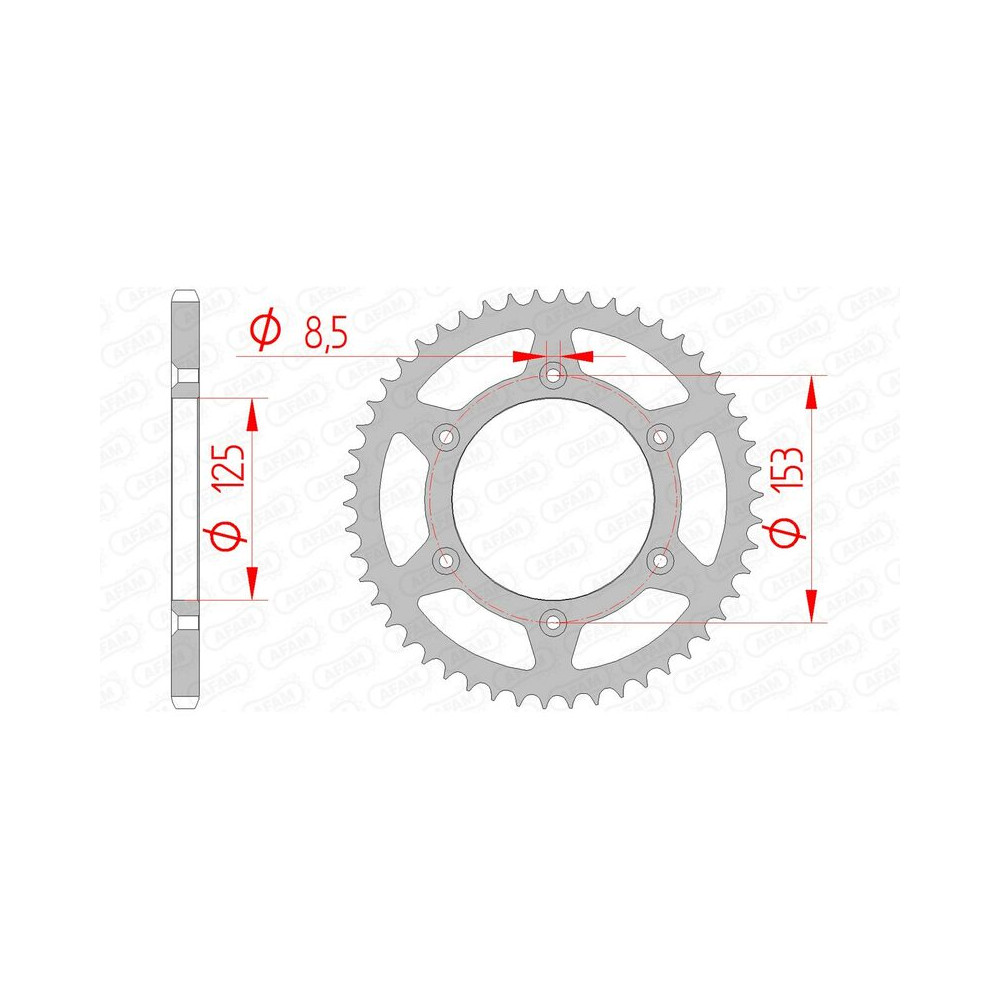 Couronne AFAM acier standard 10212 - 520