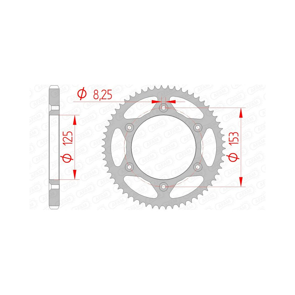 Couronne AFAM acier standard 10228 - 428