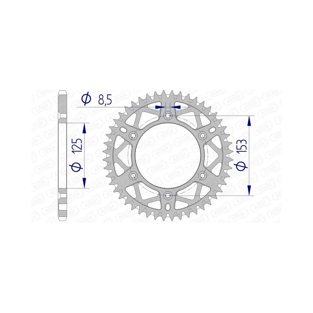 Couronne AFAM aluminium Ultra-Light 11212 - 520