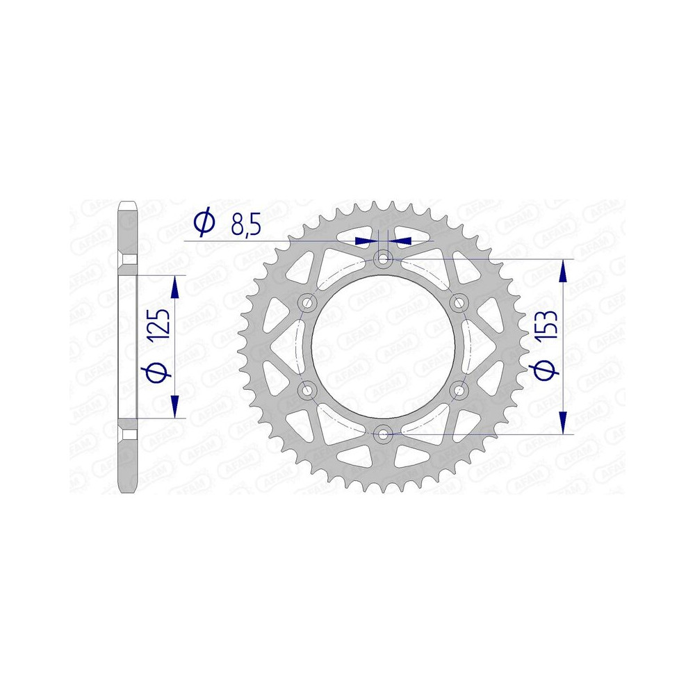 Couronne AFAM aluminium Ultra-Light 11212 - 520