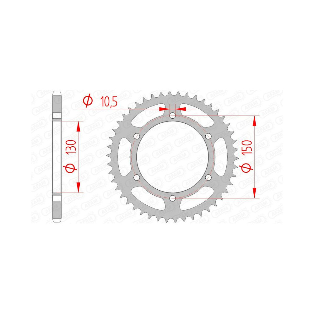 Couronne AFAM acier standard 12604 - 520