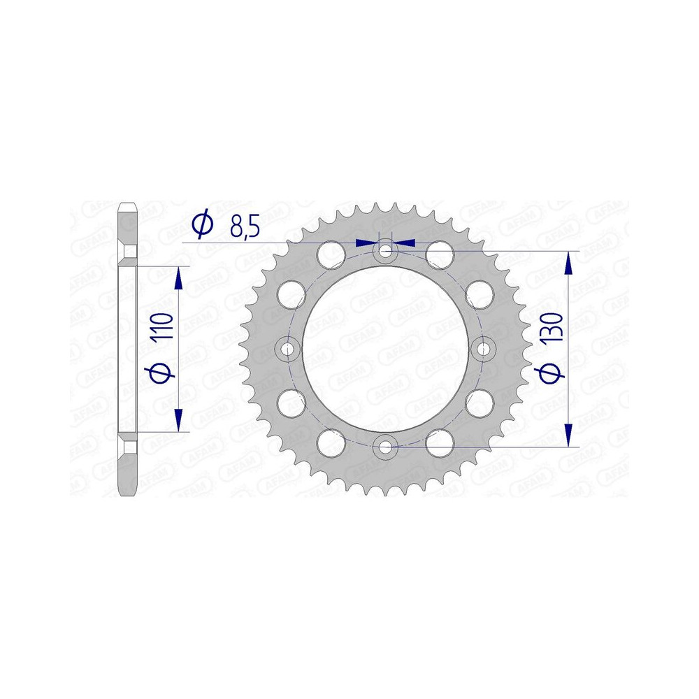 Couronne AFAM aluminium Ultra-Light 11104 - 420