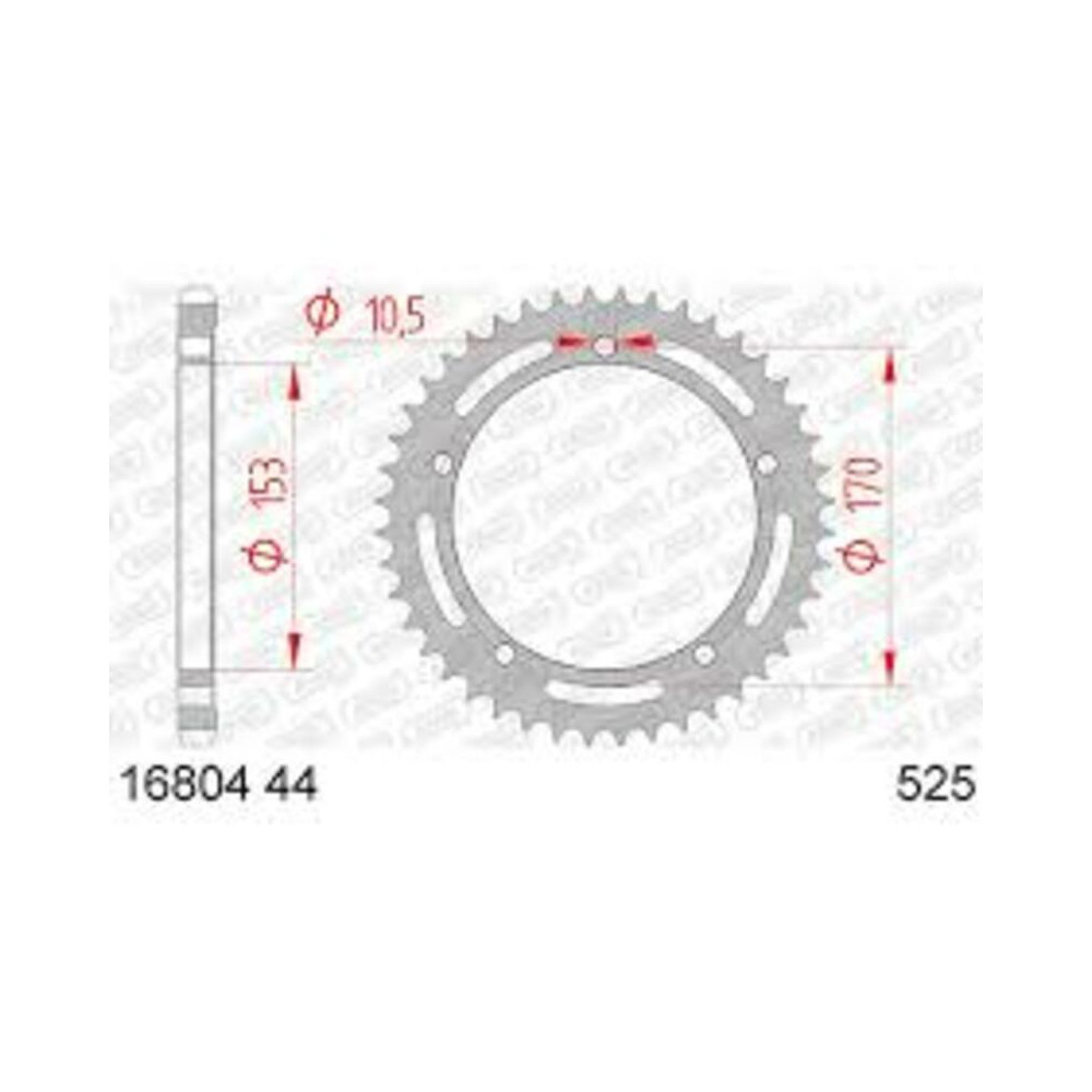 Couronne AFAM acier standard 16804525