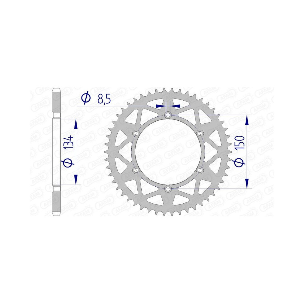 Couronne AFAM aluminium 17206520