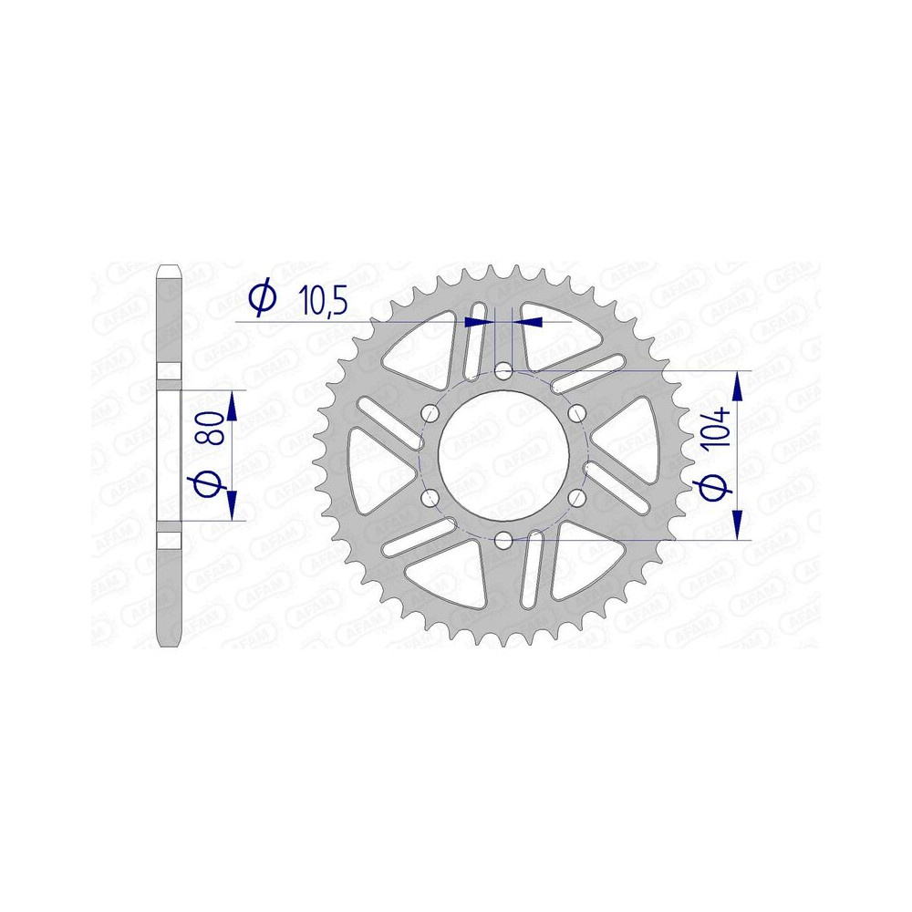 Couronne AFAM aluminium 17606520