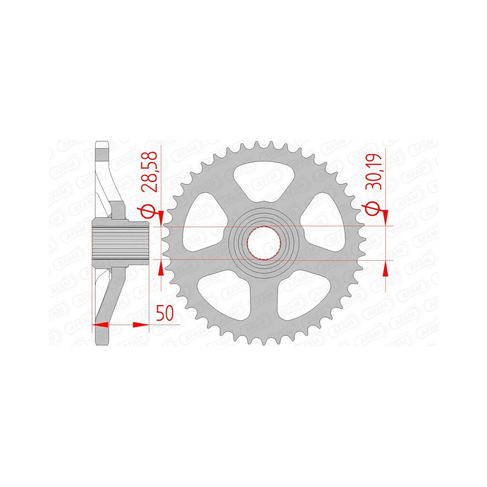 Couronne AFAM acier standard 35100 - 415