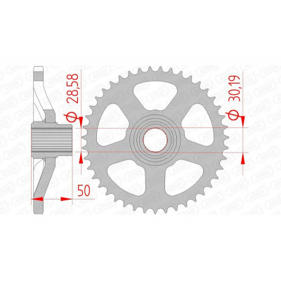 Couronne AFAM acier standard 35100 - 415