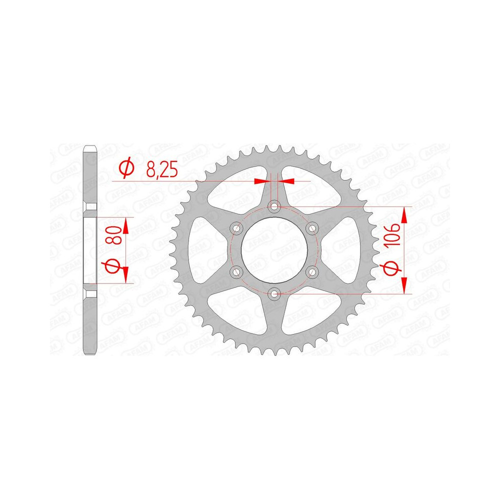 Couronne AFAM acier standard 35204 - 520