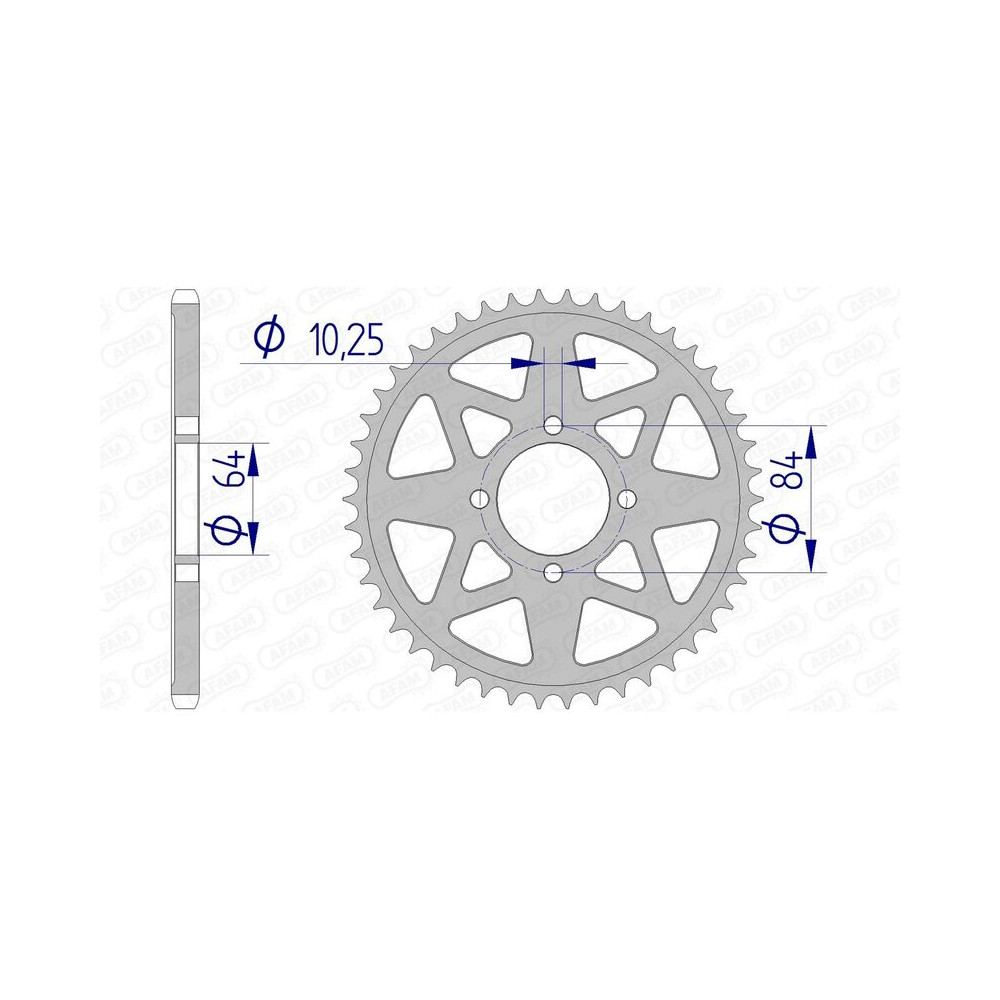 Couronne AFAM aluminium 15310 - 520