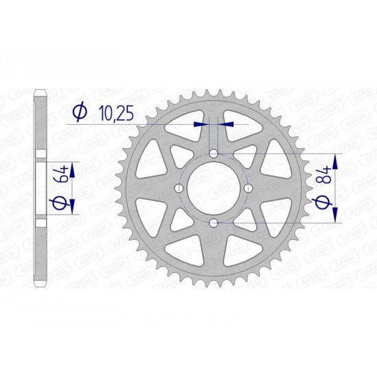 Couronne AFAM aluminium 15310 - 520