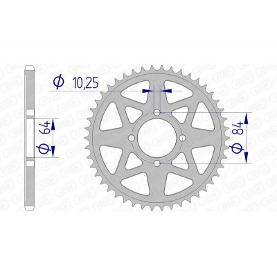 Couronne AFAM aluminium 15310 - 520