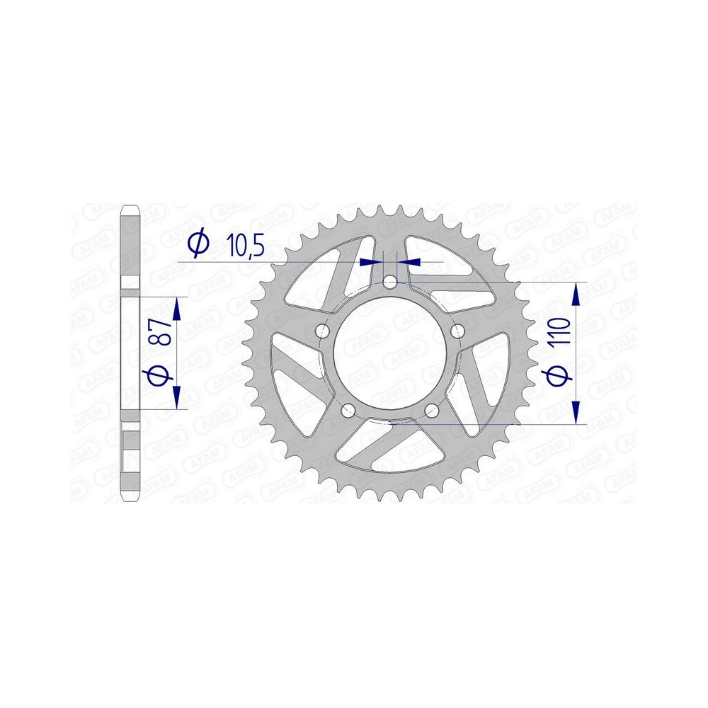 Couronne AFAM aluminium 15405 - 520