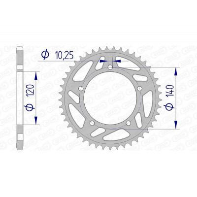 Couronne AFAM aluminium 15605 - 520