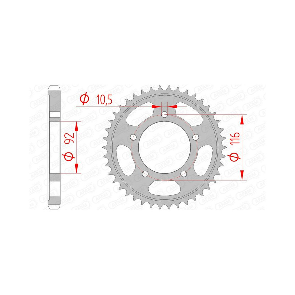 Couronne AFAM acier standard 16900530