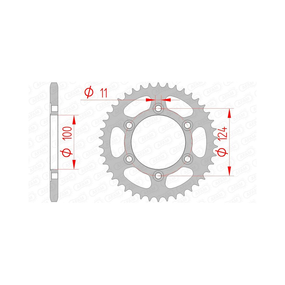 Couronne AFAM acier standard 50602 - 520