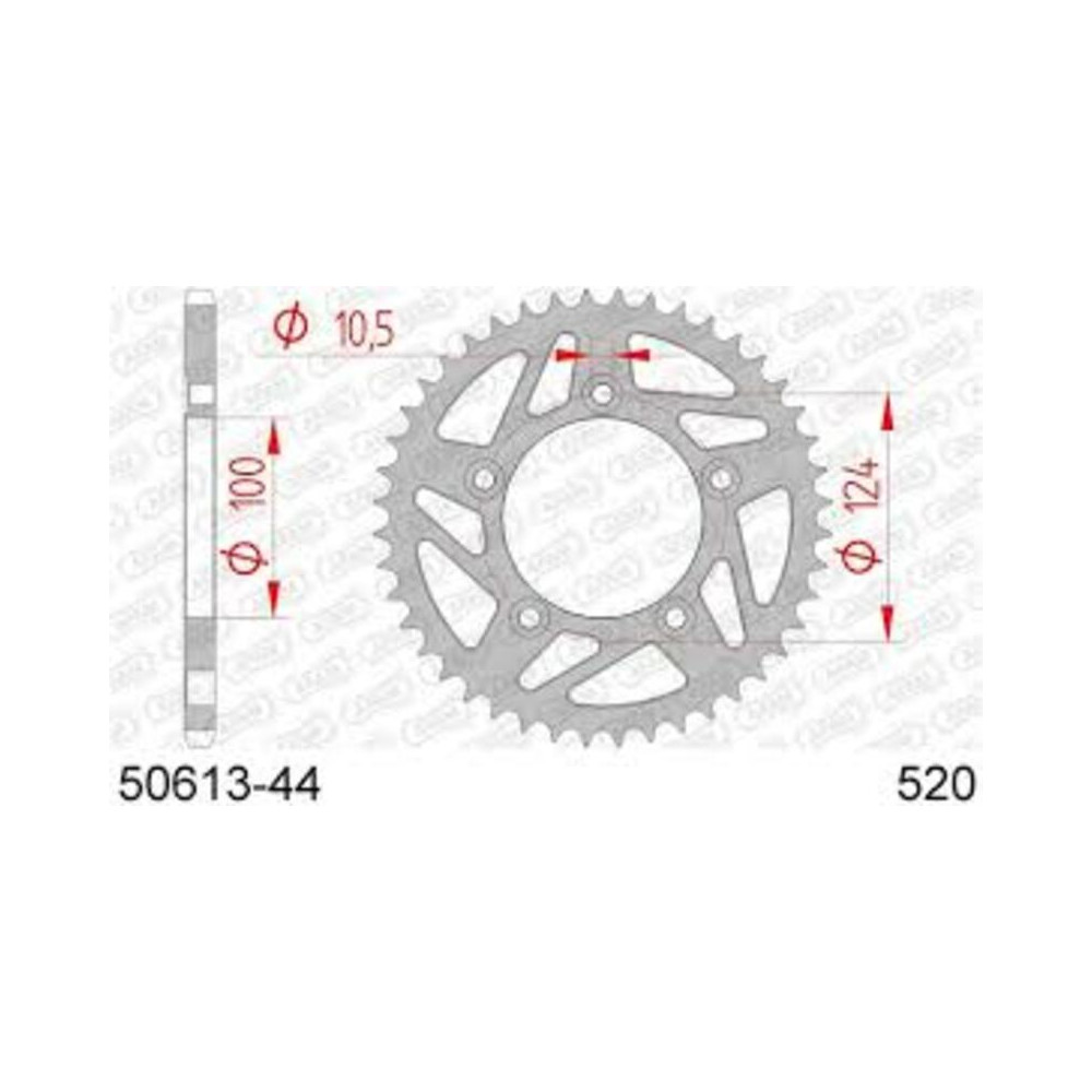 Couronne AFAM acier standard 50613 - 520