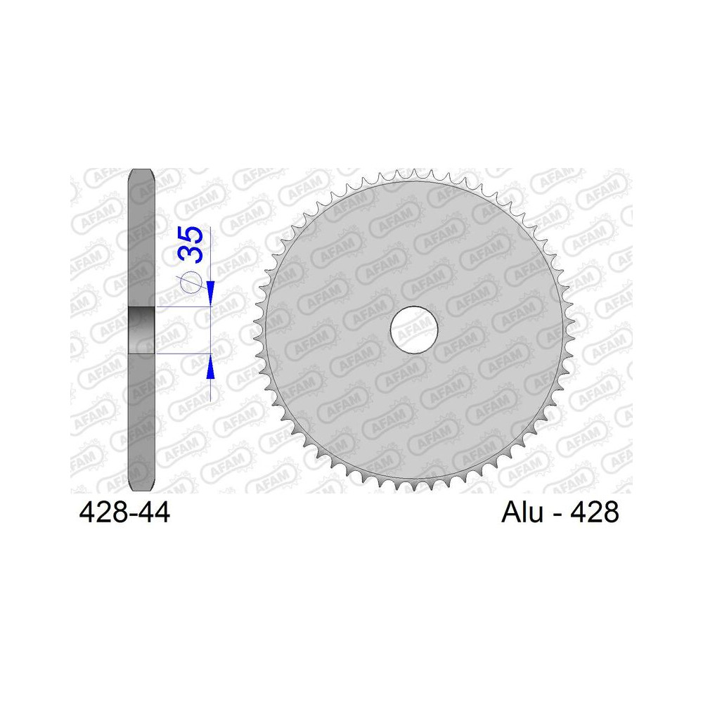 Couronne AFAM aluminium 428 - 428