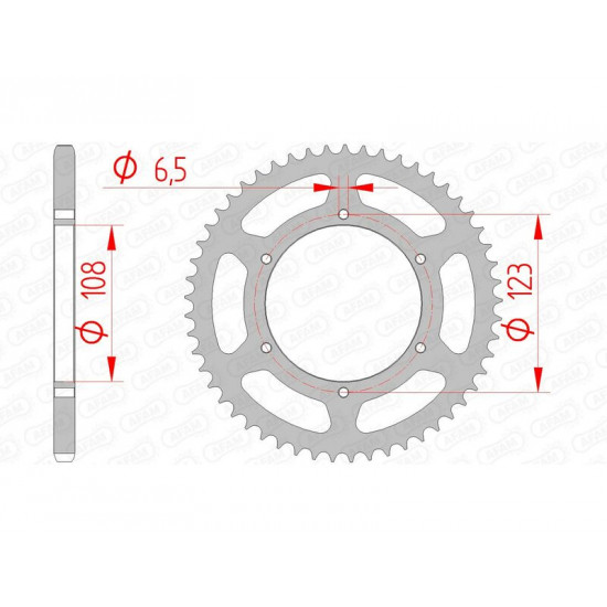 Couronne AFAM acier standard 92114 - 420