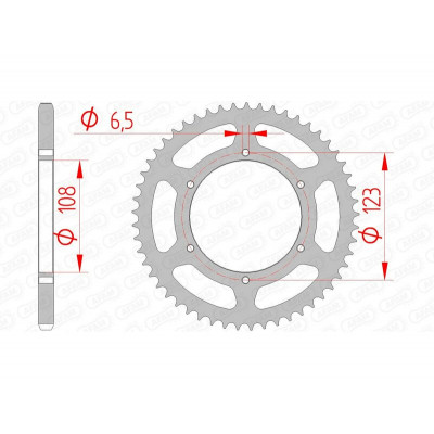 Couronne AFAM acier standard 92114 - 420