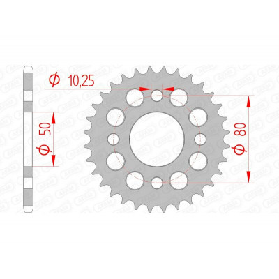 Couronne AFAM acier standard 92127 - 420