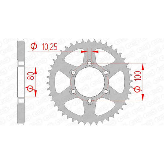 Couronne AFAM acier standard 92666 - 525