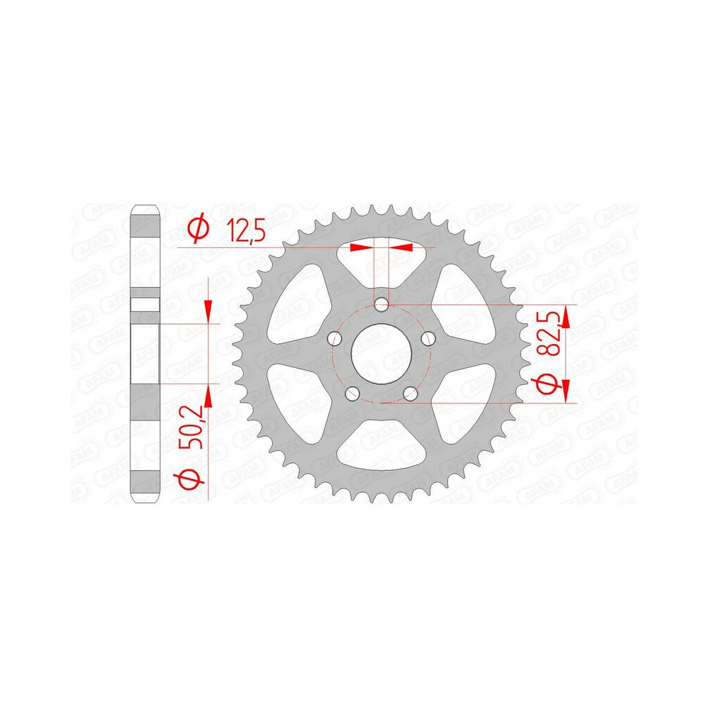 Couronne AFAM acier standard 92803 - 530