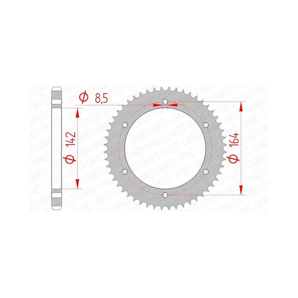 Couronne AFAM acier standard 65200 - 428