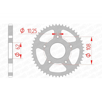 Couronne AFAM acier standard 47201 - 428