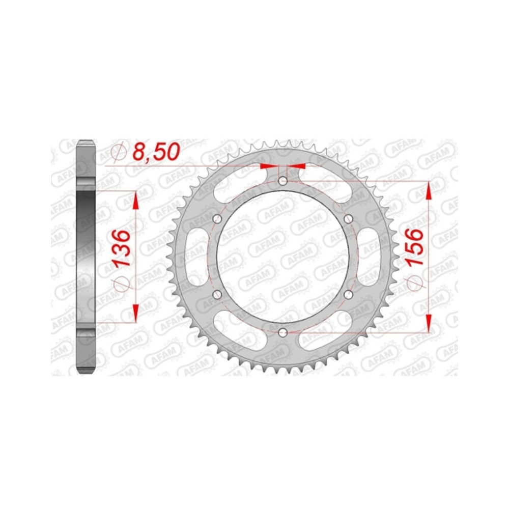 Couronne AFAM acier standard 53104