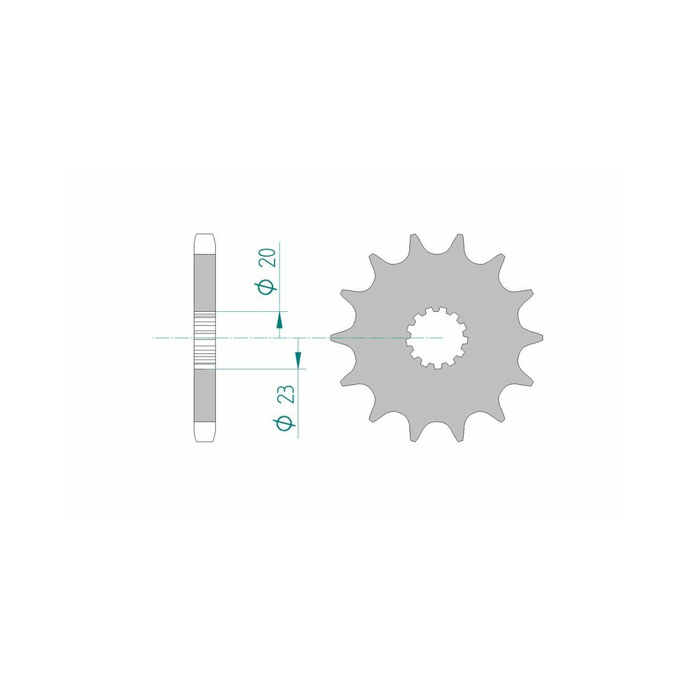 Pignon AFAM acier standard 22403 - 530