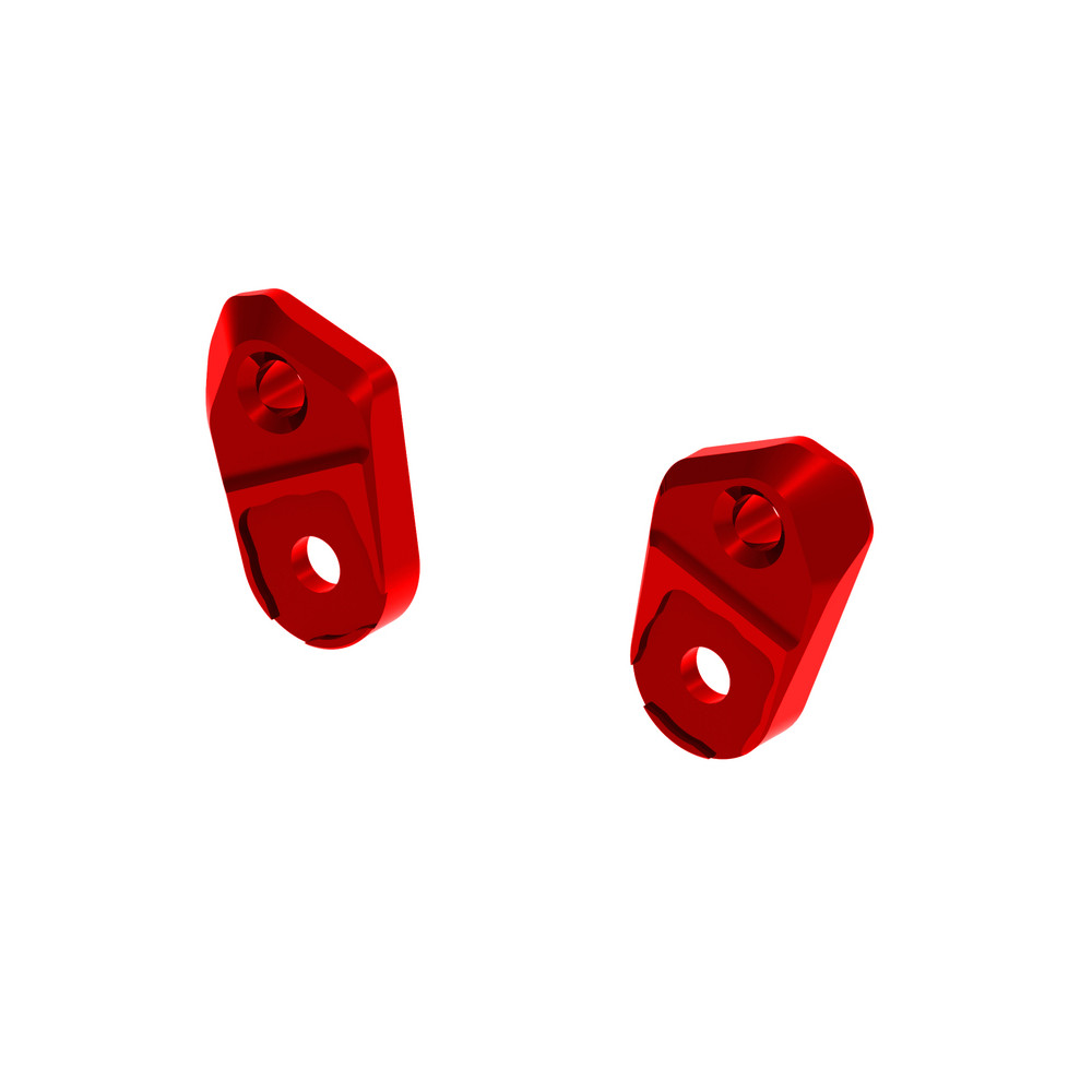 Kit supports de repose pieds LIGHTECH réglable rouge