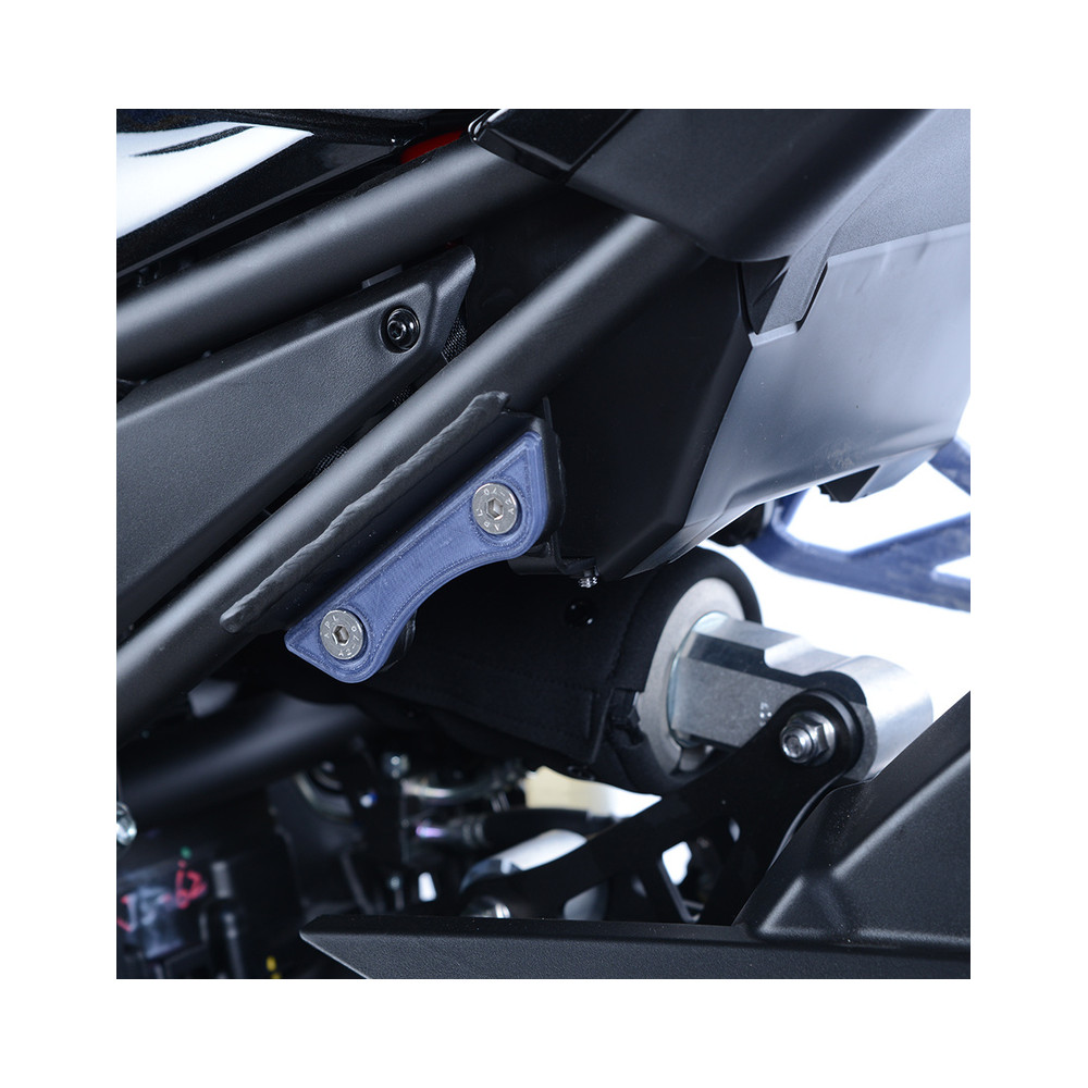 Cache orifice reposes-pieds R&G RACING noir Kawasaki Z900