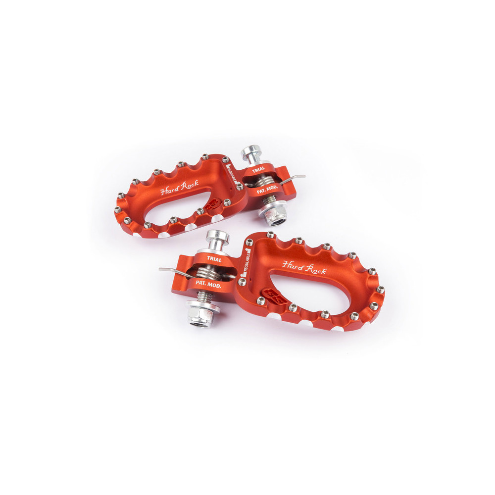 Repose-pieds S3 Hard Rock aluminium orange