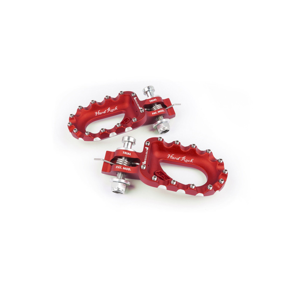 Repose-pieds S3 Hard Rock aluminium rouge