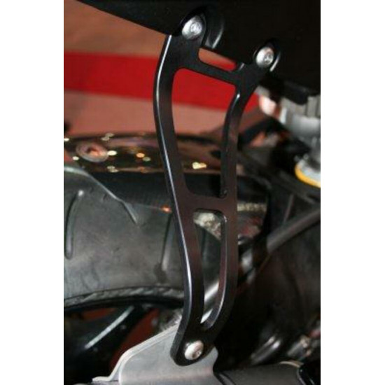 Patte de fixation de silencieux R&G RACING noir Aprilia