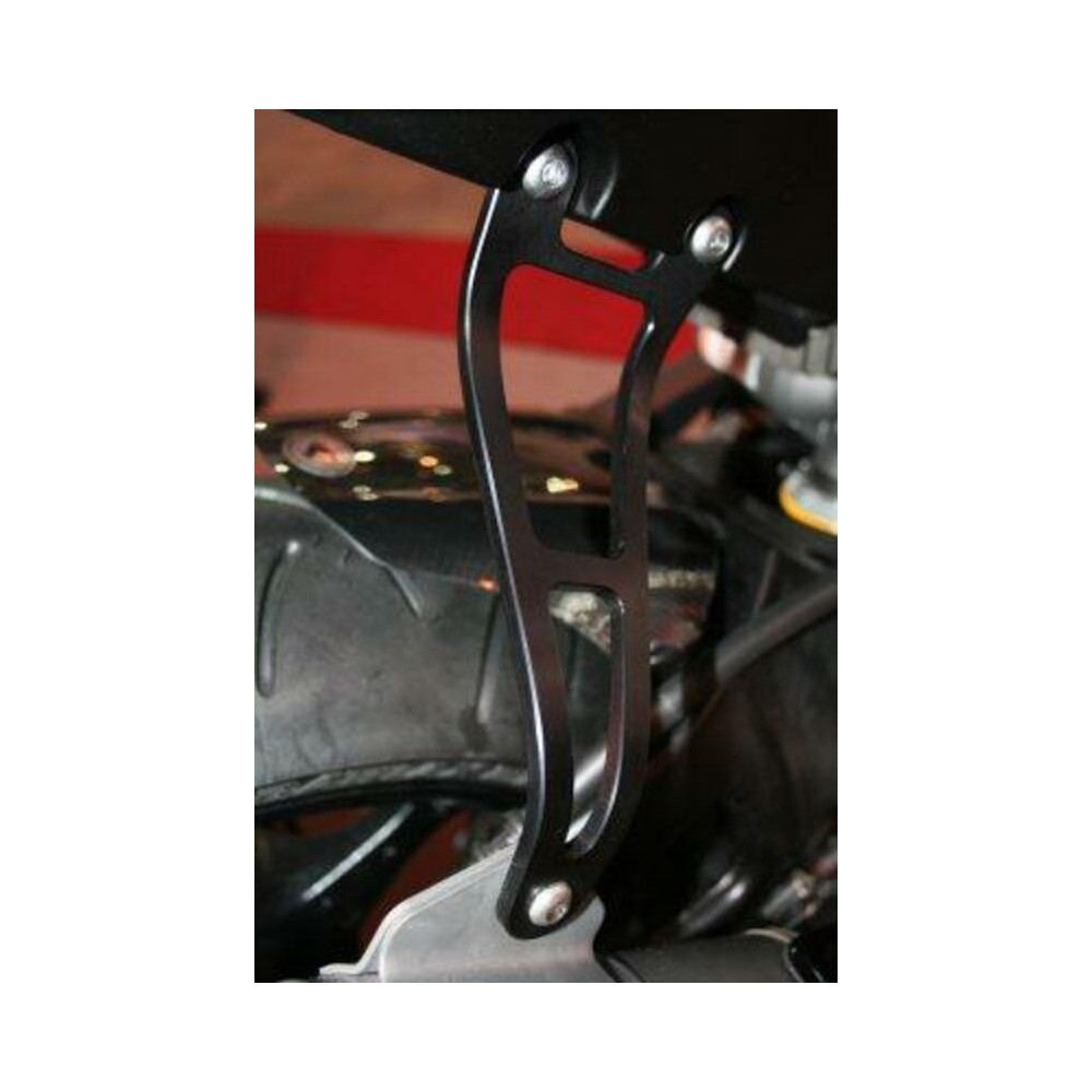 Patte de fixation de silencieux R&G RACING noir Aprilia