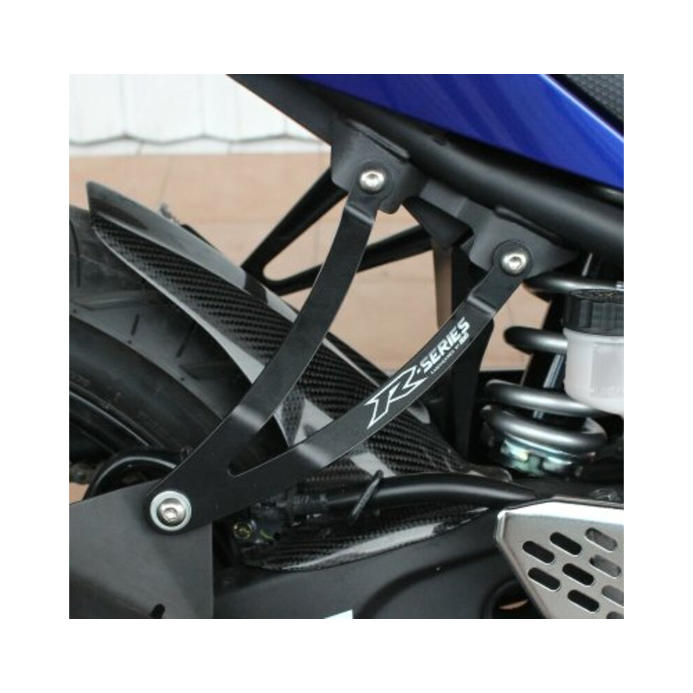 Patte de fixation de silencieux R&G RACING noir Yamaha YZF-R3